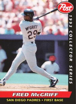 1993 Post Cereal #5 Fred McGriff Front