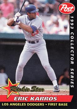 1993 Post Cereal #6 Eric Karros Front