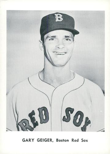 1961 Jay Publishing Boston Red Sox Set A #NNO Gary Geiger Front