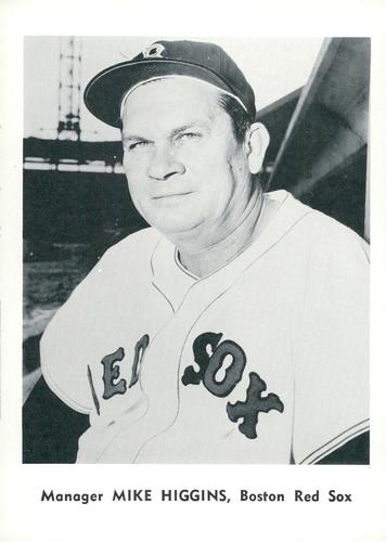 1961 Jay Publishing Boston Red Sox Set B #NNO Mike Higgins Front