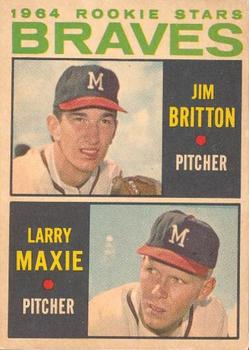 1964 Topps Venezuelan #94 Braves 1964 Rookie Stars (Jim Britton / Larry Maxie) Front