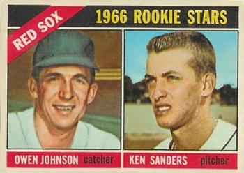 1966 Topps Venezuelan #356 Red Sox 1966 Rookie Stars (Owen Johnson / Ken Sanders) Front