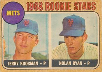 1968 Topps Venezuelan #177 Mets 1968 Rookie Stars (Jerry Koosman / Nolan Ryan) Front