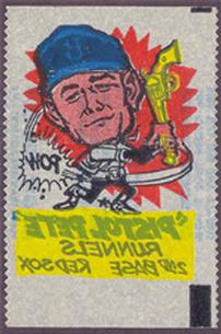 1961 Topps - Magic Rub-Offs #NNO Pete Runnels Front