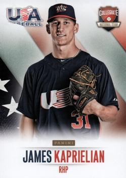 2014 Panini USA Baseball #1 James Kaprielian Front
