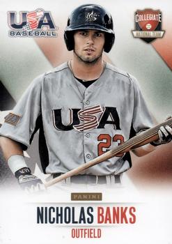 2014 Panini USA Baseball #13 Nicholas Banks Front