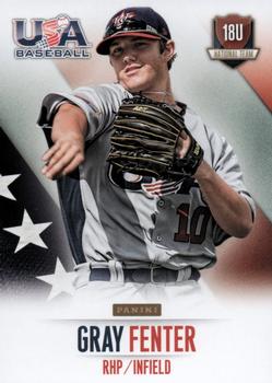 2014 Panini USA Baseball #36 Gray Fenter Front