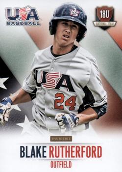 2014 Panini USA Baseball #43 Blake Rutherford Front