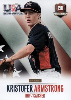 2014 Panini USA Baseball #52 Kristofer Armstrong Front