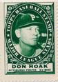 1961 Topps - Stamps #NNO Don Hoak Front