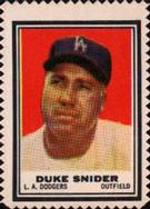 1962 Topps - Stamps #NNO Duke Snider Front