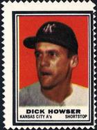 1962 Topps - Stamps #NNO Dick Howser Front