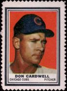 1962 Topps - Stamps #NNO Don Cardwell Front