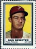 1962 Topps - Stamps #NNO Don Demeter Front