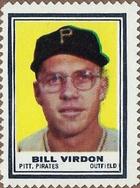 1962 Topps - Stamps #NNO Bill Virdon Front