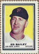 1962 Topps - Stamps #NNO Ed Bailey Front