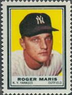 1962 Topps - Stamps #NNO Roger Maris Front
