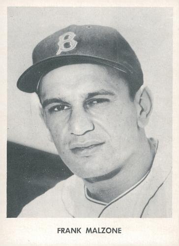 1958 Jay Publishing Boston Red Sox Set C #NNO Frank Malzone Front