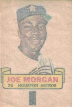 1966 Topps - Rub-Offs #NNO Joe Morgan Back