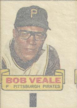 1966 Topps - Rub-Offs #NNO Bob Veale Back