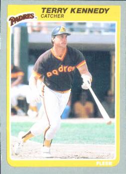 1985 Fleer #37 Terry Kennedy Front