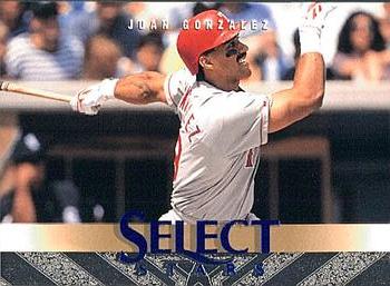 1997 Select #SS142 Juan Gonzalez Front
