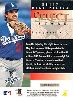 1997 Select #SS147 Mike Piazza Back