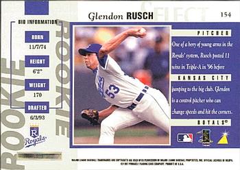 1997 Select #154 Glendon Rusch Back
