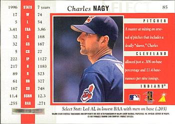 1997 Select #85 Charles Nagy Back