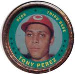 1971 Topps - Coins #105 Tony Perez Front