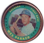 1971 Topps - Coins #121 Wes Parker Front