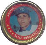 1971 Topps - Coins #124 Ellie Rodriguez Front