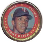 1971 Topps - Coins #128 Tony Oliva Front
