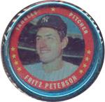 1971 Topps - Coins #138 Fritz Peterson Front