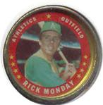 1971 Topps - Coins #40 Rick Monday Front