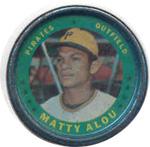 1971 Topps - Coins #47 Matty Alou Front