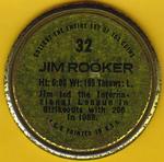 1971 Topps - Coins #32 Jim Rooker Back