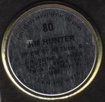 1971 Topps - Coins #80 Jim Hunter Back