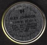 1971 Topps - Coins #84 Alex Johnson Back