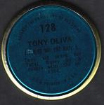 1971 Topps - Coins #128 Tony Oliva Back