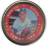 1971 Topps - Coins #56 Tommy John Front