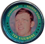 1971 Topps - Coins #65 Ted Sizemore Front