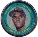 1971 Topps - Coins #71 Roberto Clemente Front