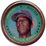 1971 Topps - Coins #93 Willie Davis Front