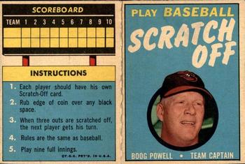 1971 Topps - Scratch-Offs #NNO Boog Powell  Front