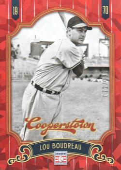 2012 Panini Cooperstown - Crystal Collection Red #90 Lou Boudreau Front