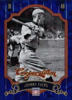 2012 Panini Cooperstown - Crystal Collection Blue #34 Johnny Evers Front