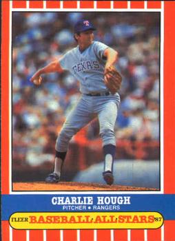 1987 Fleer Baseball All-Stars #21 Charlie Hough Front