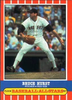 1987 Fleer Baseball All-Stars #22 Bruce Hurst Front