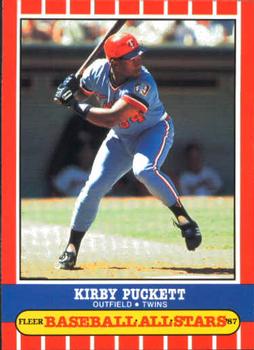 1987 Fleer Baseball All-Stars #32 Kirby Puckett Front